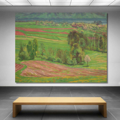 Paesaggio Dell'Attersee In Primavera Walther Gamerith wgm3 quadro stampato su tela
