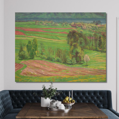 Paesaggio Dell'Attersee In Primavera Walther Gamerith wgm3 quadro stampato su tela