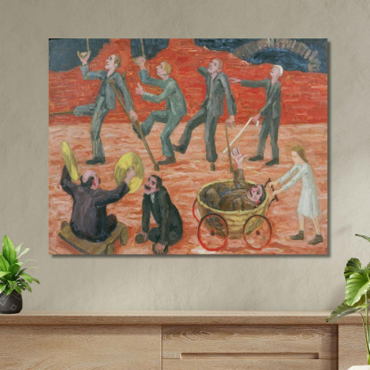 Marcia Degli Storpi Walther Gamerith wgm4 quadro stampato su tela