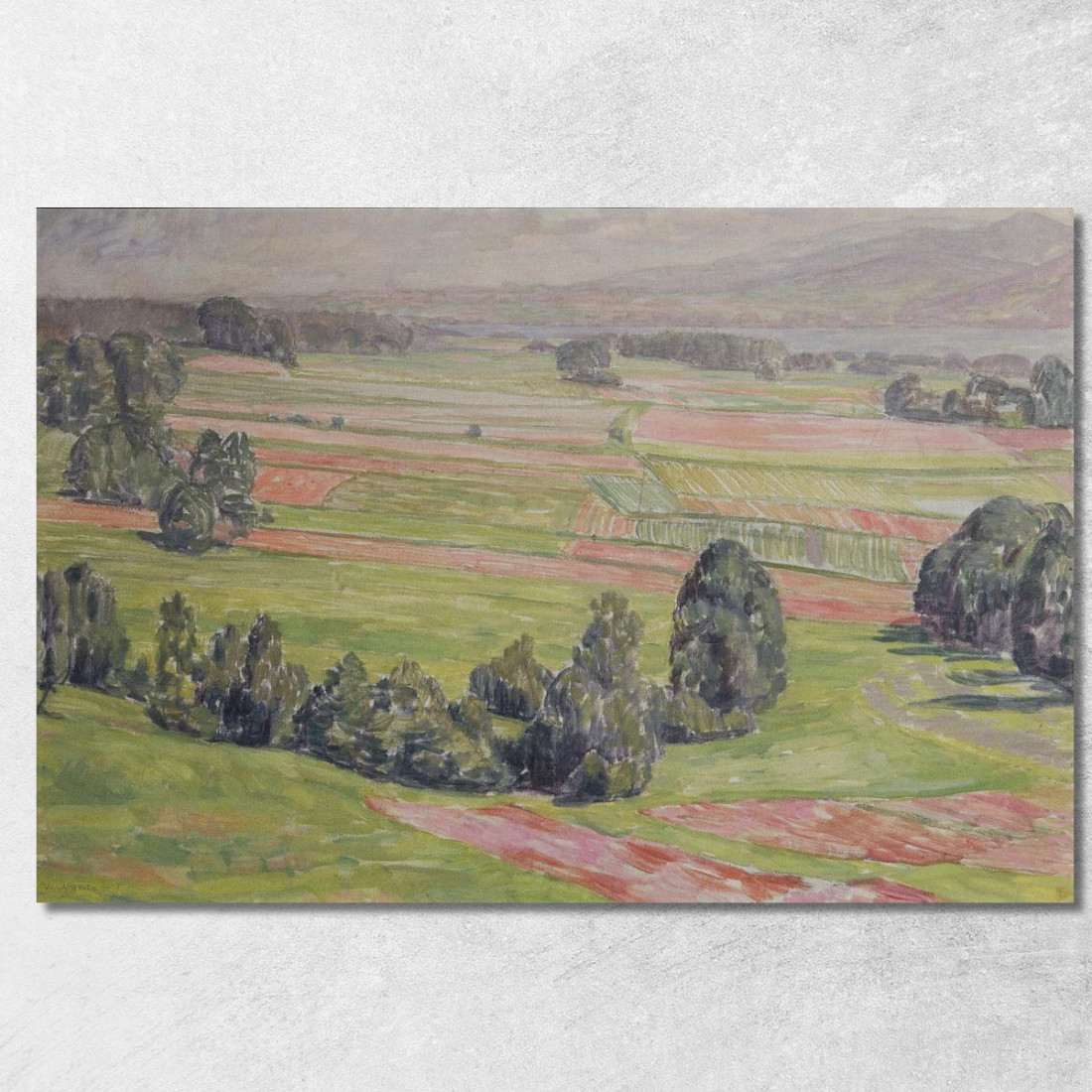 Campi Al Mattsee Walther Gamerith wgm7 quadro stampato su tela
