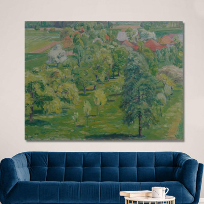 Primavera All'Attersee Walther Gamerith wgm11 quadro stampato su tela