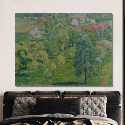 Primavera All'Attersee Walther Gamerith wgm11 quadro stampato su tela
