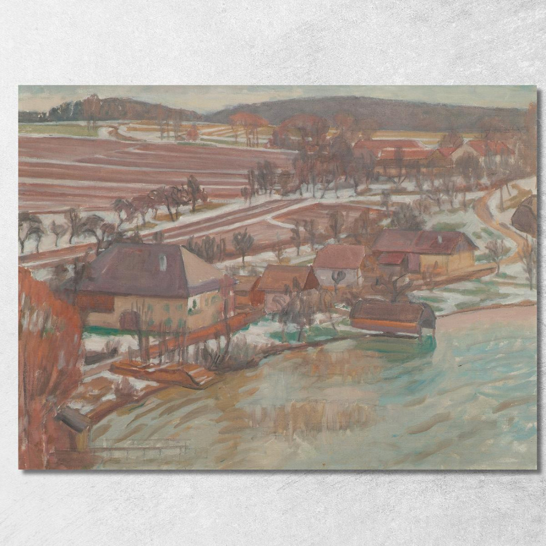 Unterbuchberg All'Inizio Della Primavera Walther Gamerith wgm24 quadro stampato su tela