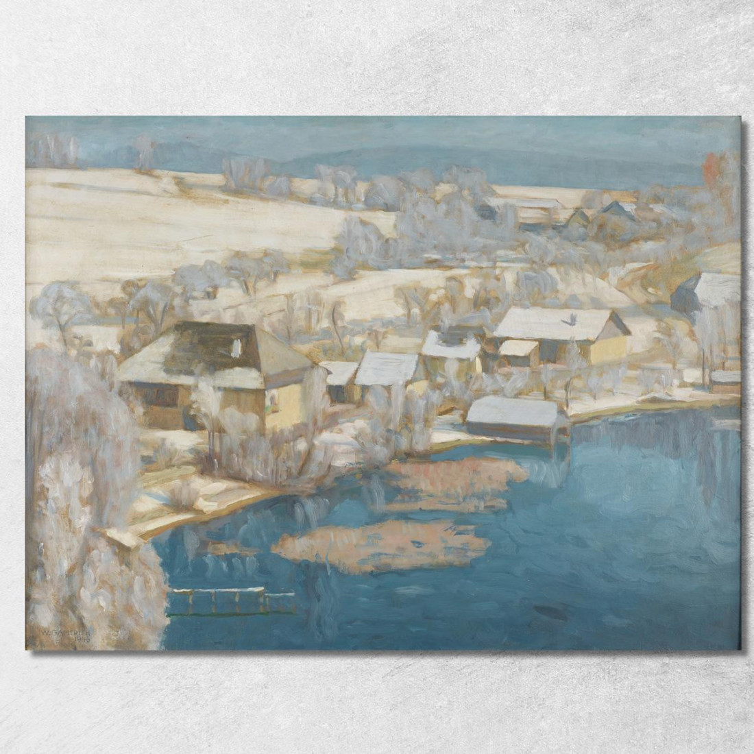 Unterbuchberg In Inverno Ii Walther Gamerith wgm25 quadro stampato su tela