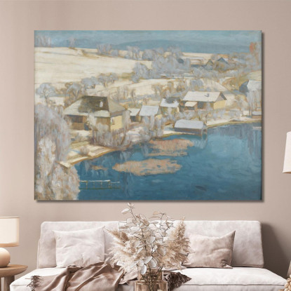 Unterbuchberg In Inverno Ii Walther Gamerith wgm25 quadro stampato su tela