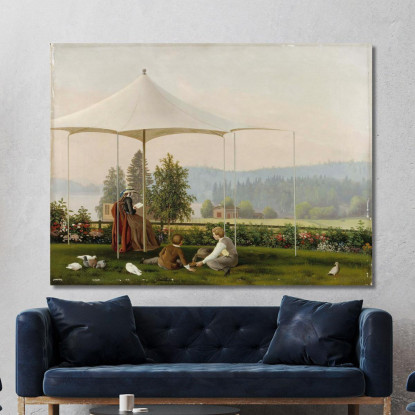 Nel Giardino Di Haminalahti Ferdinand von Wright fvw12 quadro stampato su tela