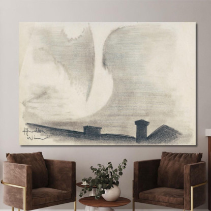 Föhnwolke Karl Wiener kwn205 quadro stampato su tela