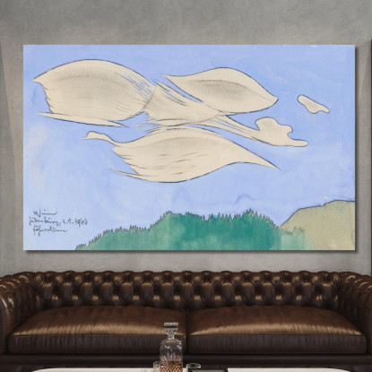 Nuvole Di Asciugacapelli Karl Wiener kwn206 quadro stampato su tela