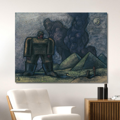 Paesaggio Contaminato Karl Wiener kwn211 quadro stampato su tela