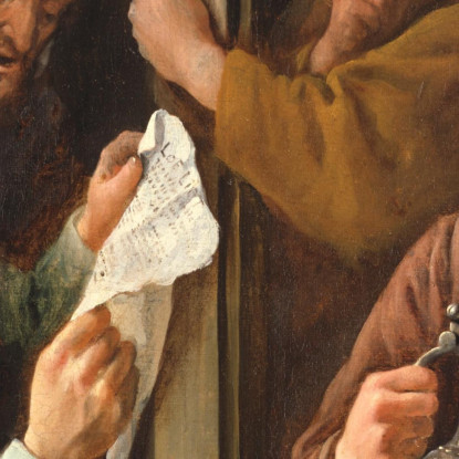 Retori A Una Finestra Jan Steen jsn46 quadro stampato su tela