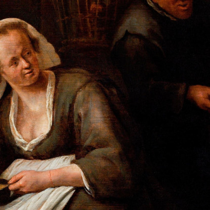 Scena Di Taverna Jan Steen jsn51 quadro stampato su tela