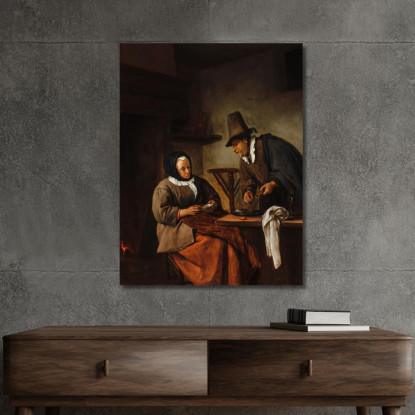 I Produttori Di Culla Jan Steen jsn54 quadro stampato su tela