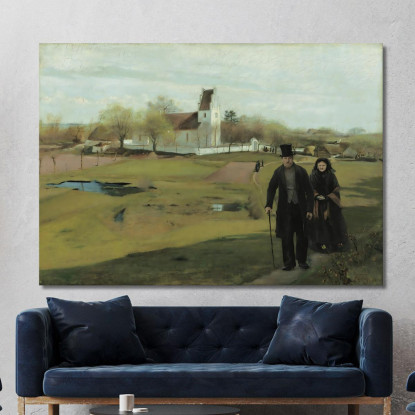 Chiesa Di Mogenstrup Laurits Andersen Ring lar26 quadro stampato su tela