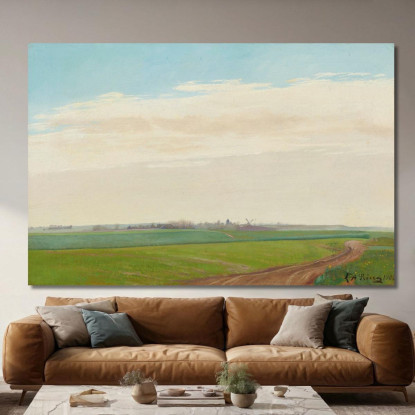Paesaggio Estivo A Baldersbrønde Laurits Andersen Ring lar29 quadro stampato su tela