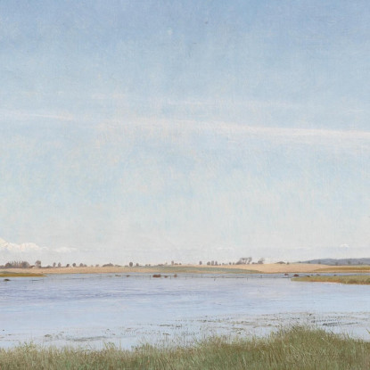 Il Fiordo Vicino A Karrebæksminde Zelanda Laurits Andersen Ring lar32 quadro stampato su tela