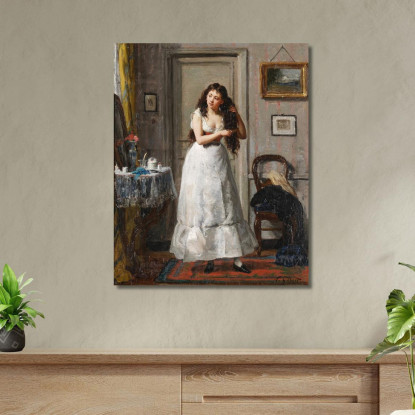 Alla Toeletta Victor Gabriel Gilbert vgg6 quadro stampato su tela