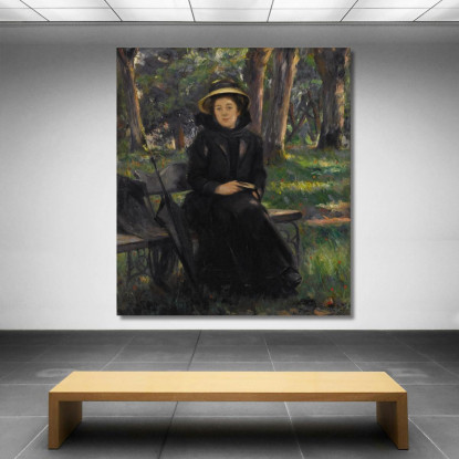 Il Grande Riposo Domenicale Mrs. Victor Gilbert Victor Gabriel Gilbert vgg20 quadro stampato su tela