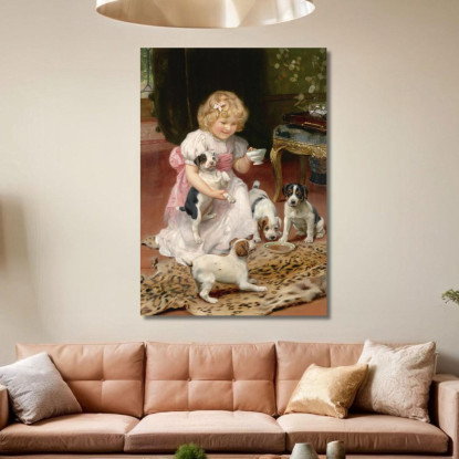 Troppo Caldo Arthur John Elsley aje16 quadro stampato su tela