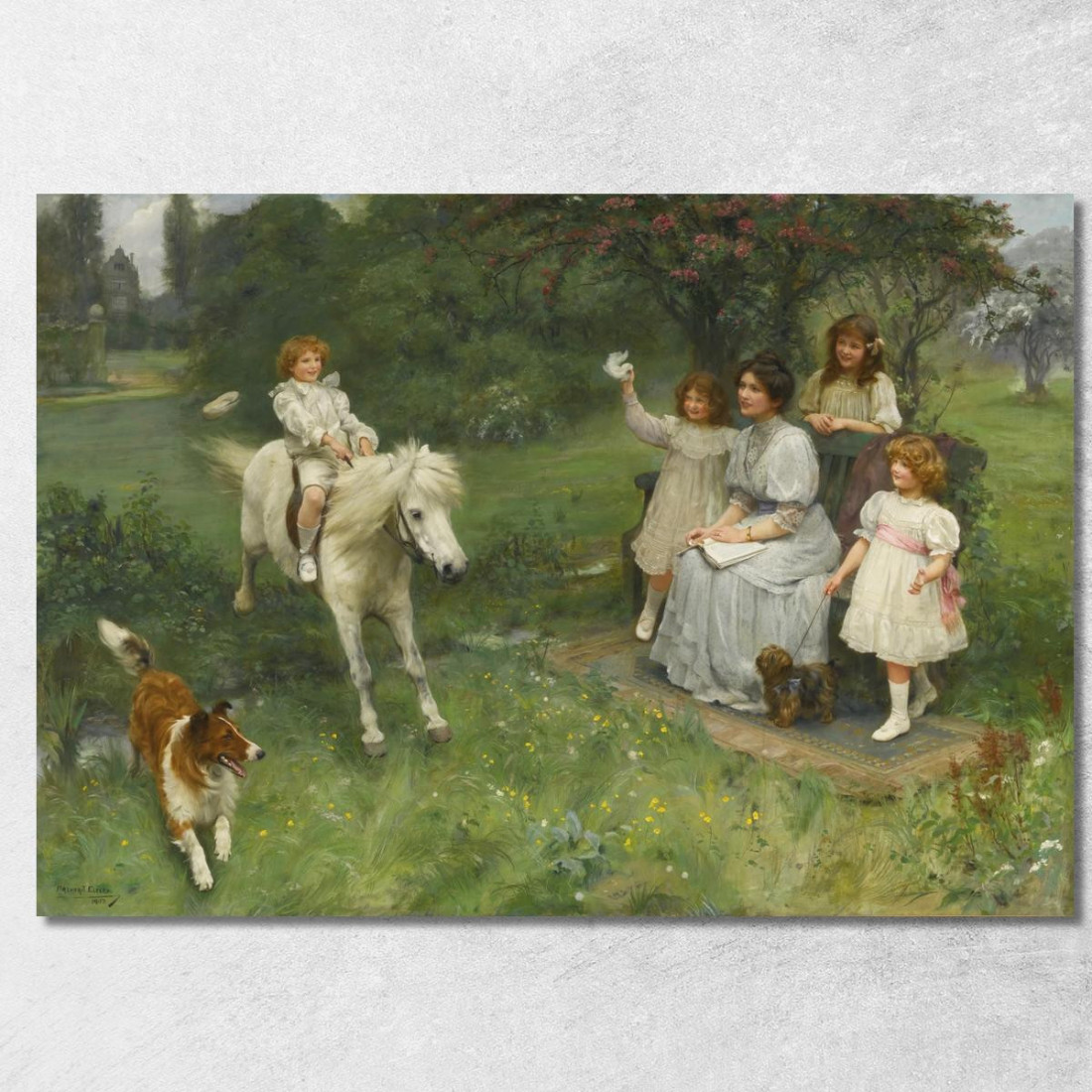 Ben Fatto! Arthur John Elsley aje17 quadro stampato su tela