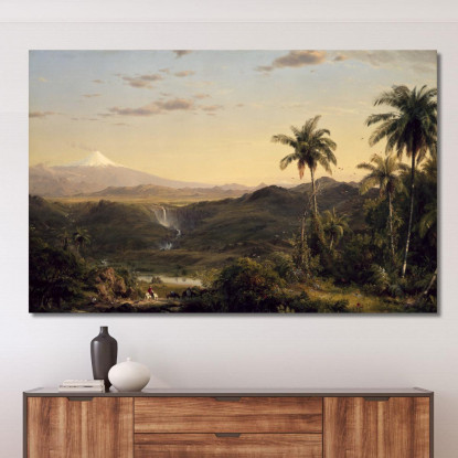 Cotopaxi 2 Frederic Edwin Church fec7 quadro stampato su tela
