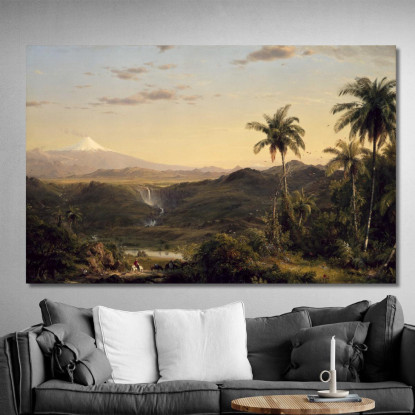 Cotopaxi 2 Frederic Edwin Church fec7 quadro stampato su tela