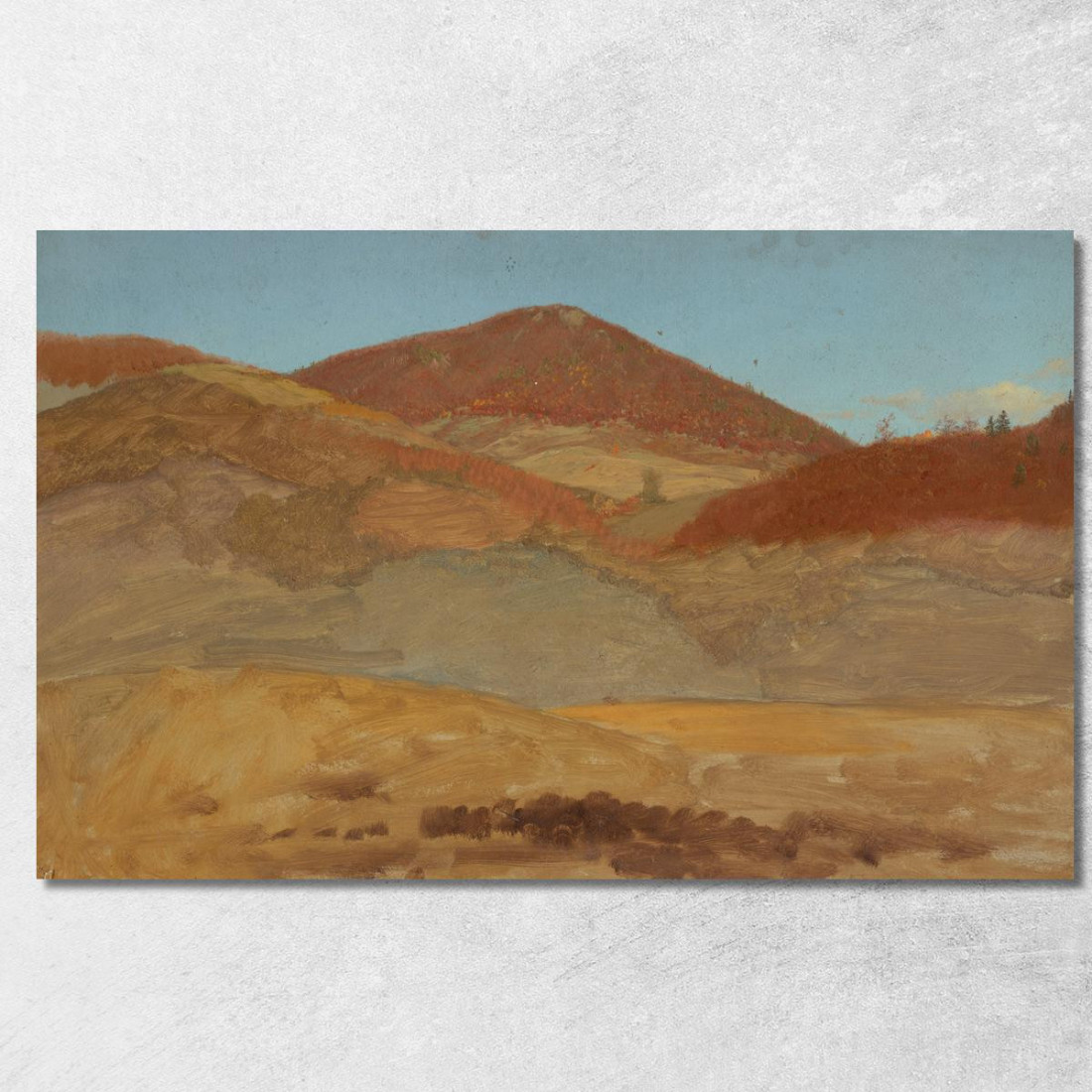 Paesaggio Collinare In Autunno Frederic Edwin Church fec15 quadro stampato su tela