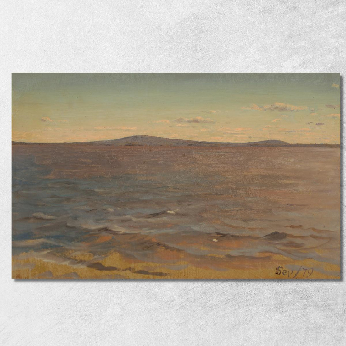 Onde Sulla Costa Del Maine Frederic Edwin Church fec41 quadro stampato su tela