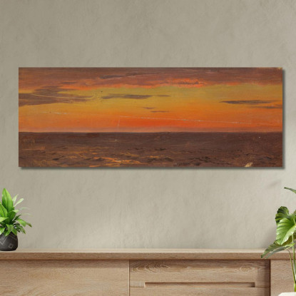 Paesaggio Marino Frederic Edwin Church fec74 quadro stampato su tela