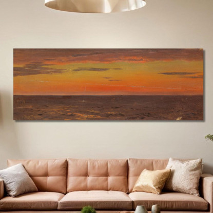 Paesaggio Marino Frederic Edwin Church fec74 quadro stampato su tela