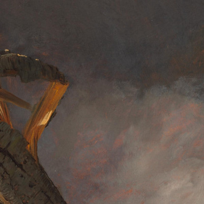 Tempesta Sulle Montagne Frederic Edwin Church fec78 quadro stampato su tela