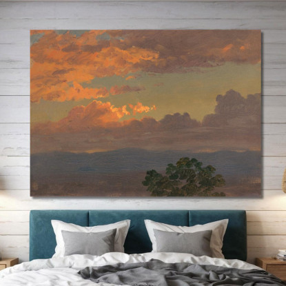 Tramonto 2 Frederic Edwin Church fec81 quadro stampato su tela
