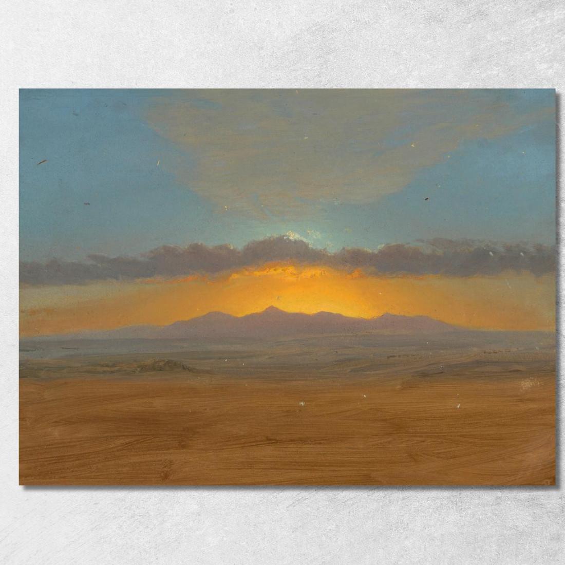 Tramonto 3 Frederic Edwin Church fec82 quadro stampato su tela