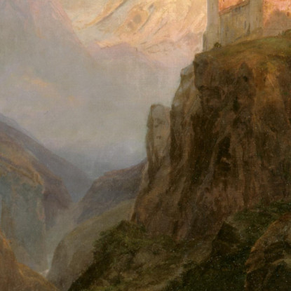 Il Monastero Di San Pedro Nostra Signora Delle Nevi Frederic Edwin Church fec105 quadro stampato su tela