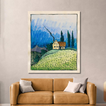 Composizione Del Marciapiede E Del Prato Ix Karl Wiener kwn256 quadro stampato su tela