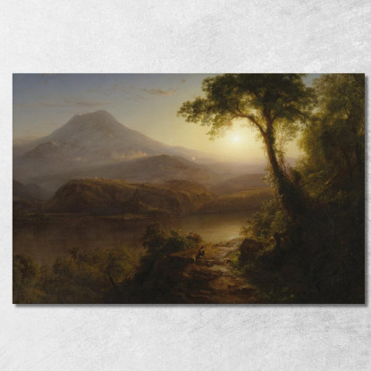 Scenari Tropicali Frederic Edwin Church fec114 quadro stampato su tela