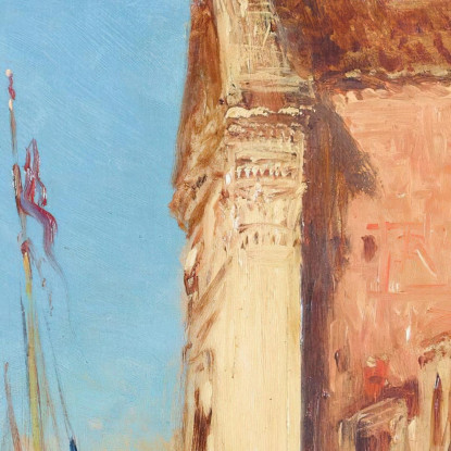 Chiesa Dei Gesuati Venezia Félix Ziem fzm17 quadro stampato su tela