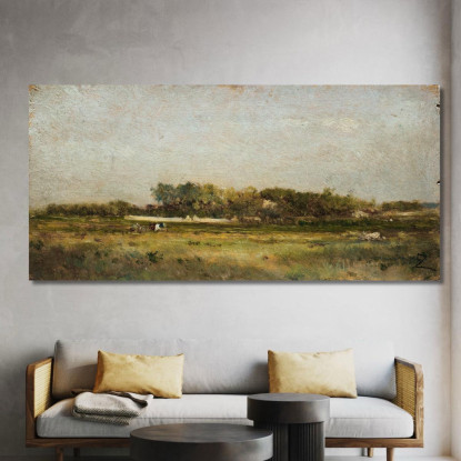 Saint-Ouen Félix Ziem fzm114 quadro stampato su tela