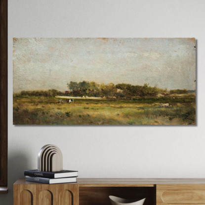 Saint-Ouen Félix Ziem fzm114 quadro stampato su tela