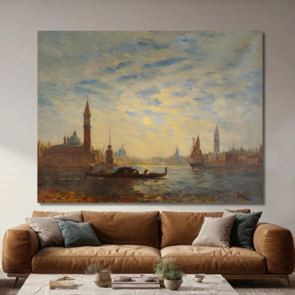 San Giorgio Félix Ziem fzm115 quadro stampato su tela