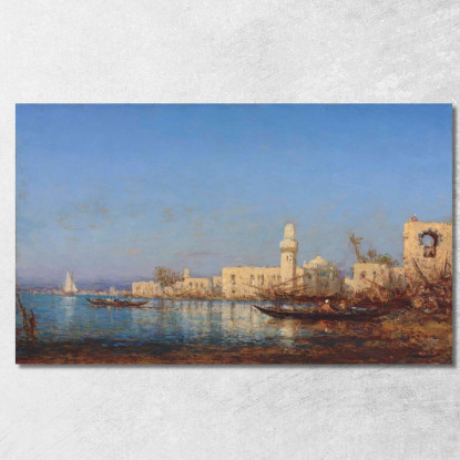 Tripoli D'Africa Félix Ziem fzm126 quadro stampato su tela