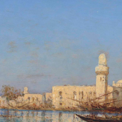 Tripoli D'Africa Félix Ziem fzm126 quadro stampato su tela