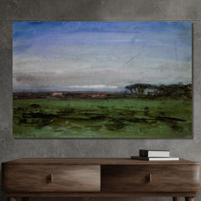 Attraverso La Campagna Romana George Inness gin4 quadro stampato su tela