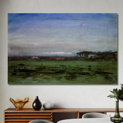 Attraverso La Campagna Romana George Inness gin4 quadro stampato su tela
