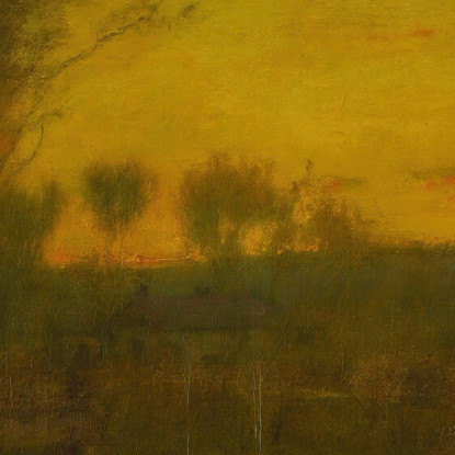 Dopo Il Tramonto Montclair New Jersey George Inness gin6 quadro stampato su tela