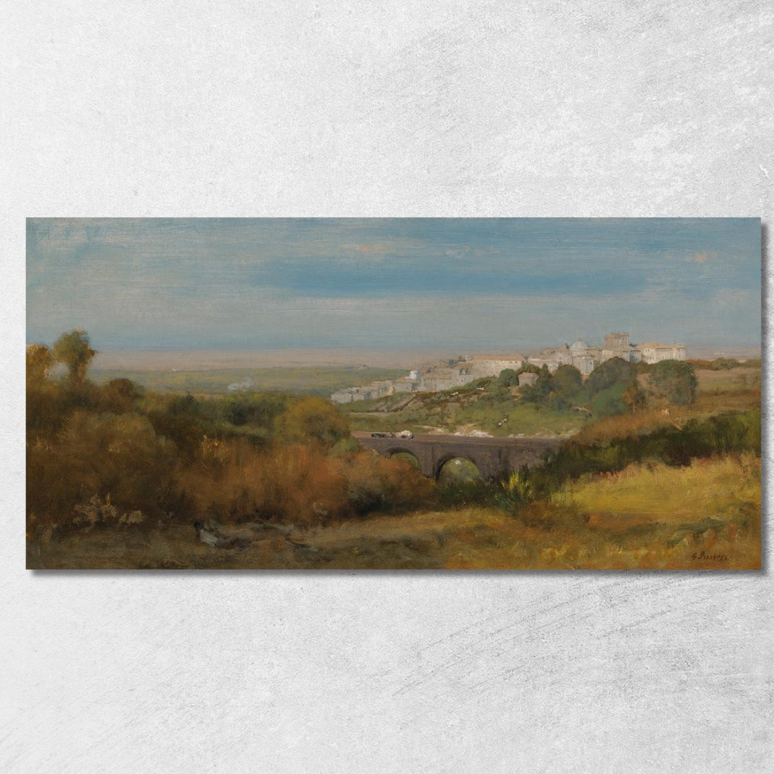 Albano Italia – La Campagna Romana George Inness gin8 quadro stampato su tela