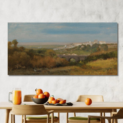 Albano Italia – La Campagna Romana George Inness gin8 quadro stampato su tela
