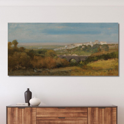 Albano Italia – La Campagna Romana George Inness gin8 quadro stampato su tela
