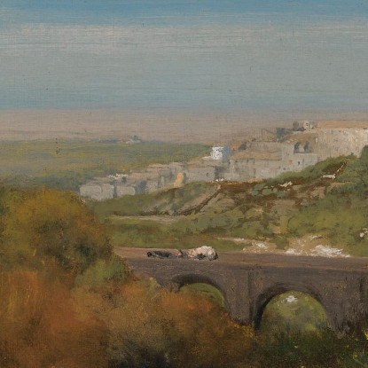 Albano Italia – La Campagna Romana George Inness gin8 quadro stampato su tela