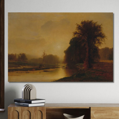 Prati D'Autunno George Inness gin10 quadro stampato su tela