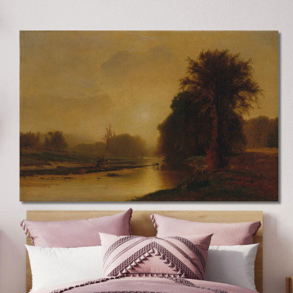 Prati D'Autunno George Inness gin10 quadro stampato su tela